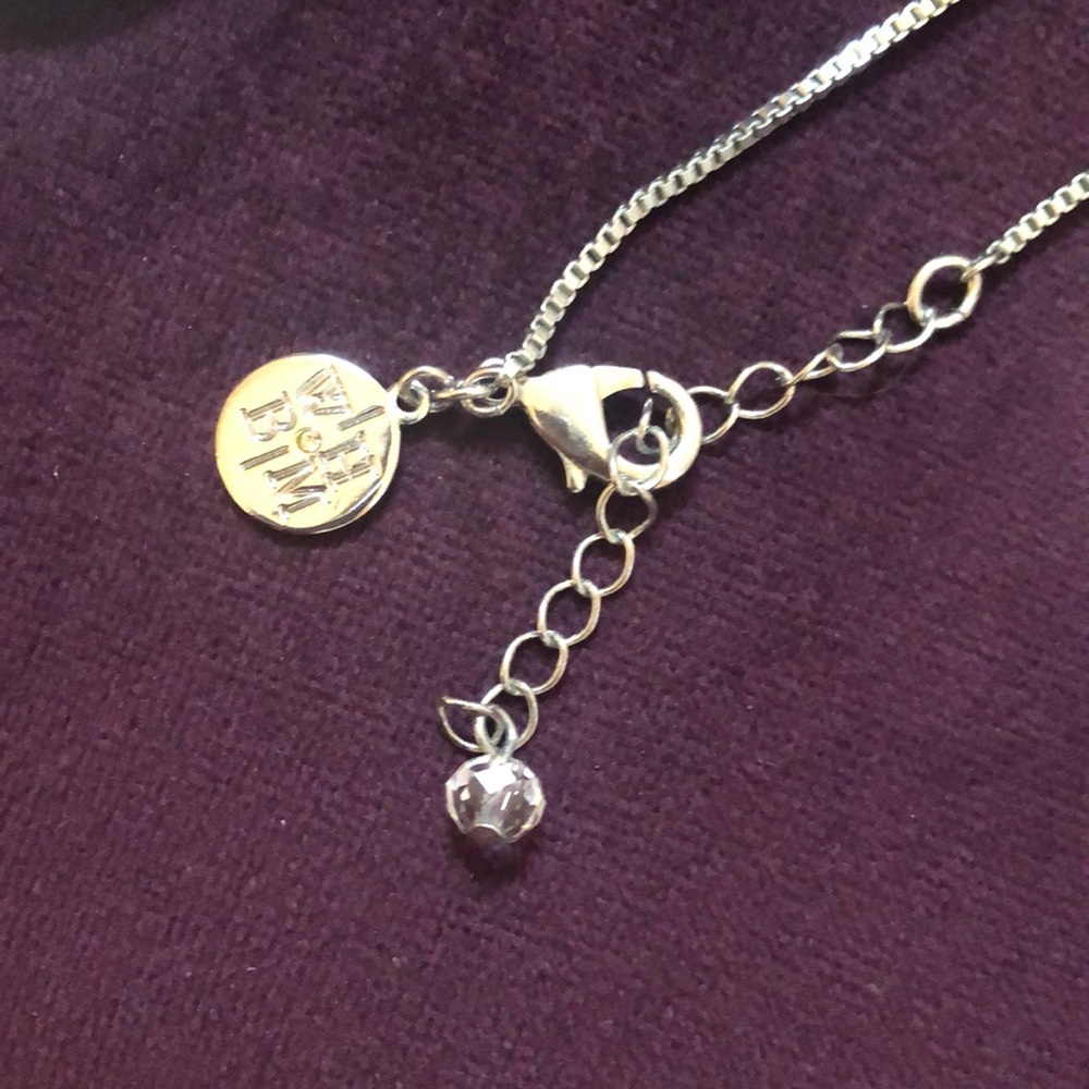 WHITE HOUSE BLACK MARKET CUFF BRACELET & CIRCLE PENDANT NECKLACE W/ BAGUETTES - Picture 7 of 12